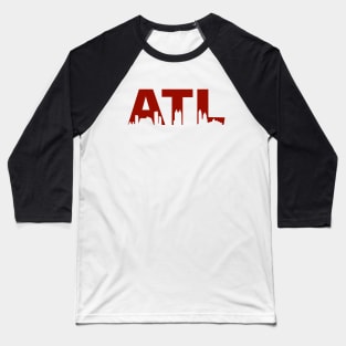 ATL Red Baseball T-Shirt